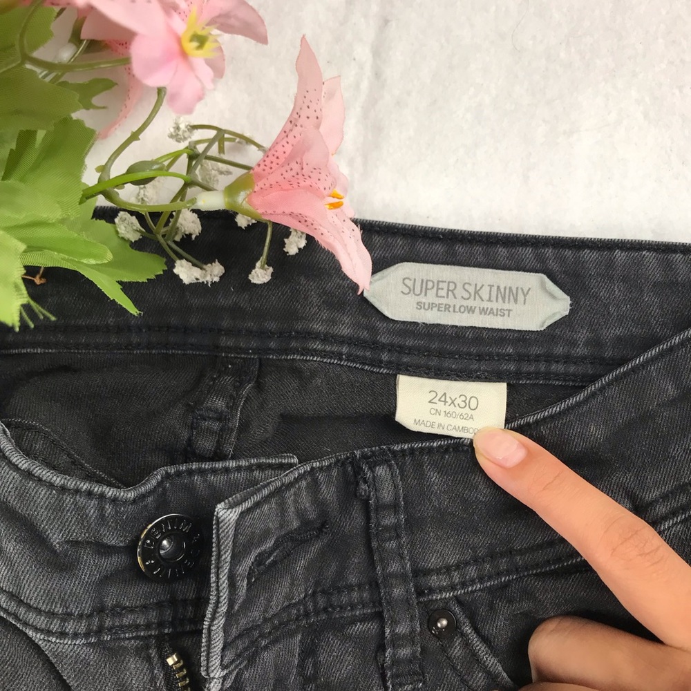 Black denim & denim skinny jeans - Picture 3 of 8